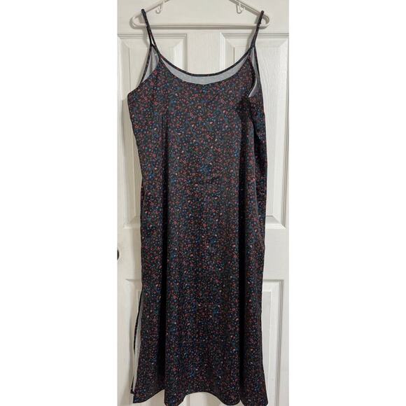 Eloquii Floral Print Lace Up midi Dress. Size 16 - Picture 5 of 8